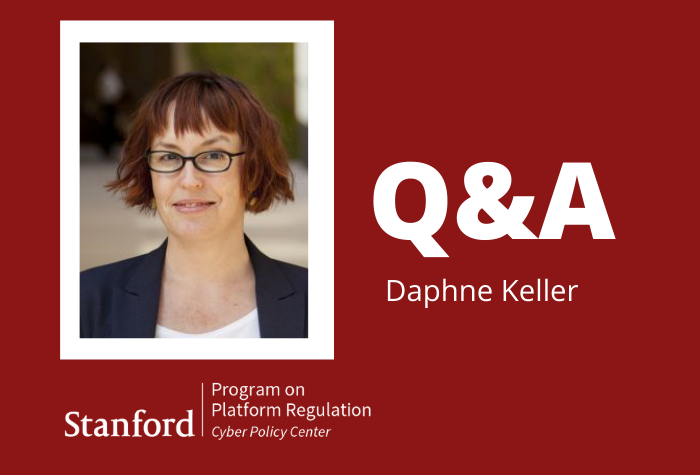 Daphne Keller QA