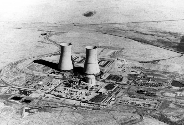 The now decommissioned Rancho Seco nuclear power plant near Sacramento circa 1974. 10856482103 d60b9556a9 o
