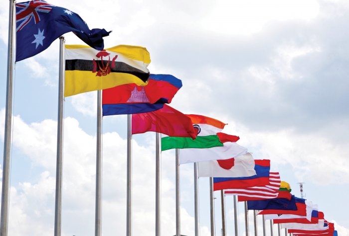 asean flags