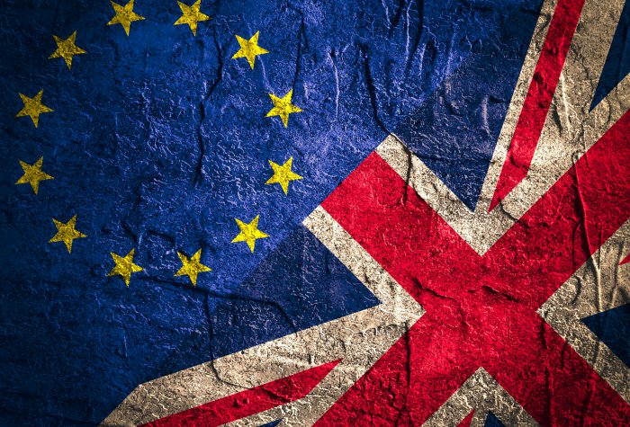 UK and EU flags