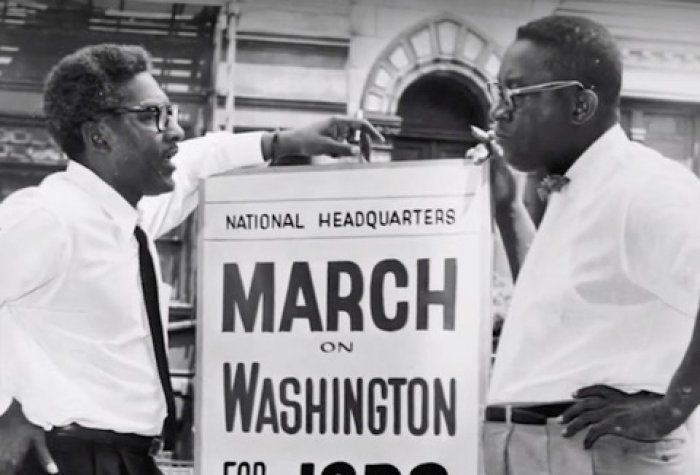 Bayard Rustin and Cleveland Robinson