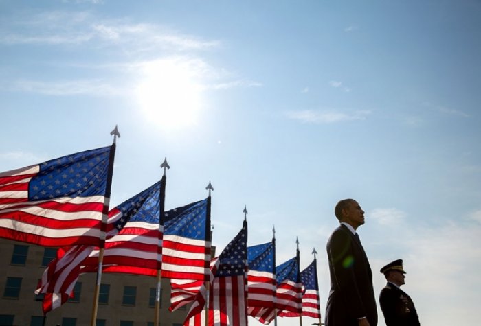 obama flags