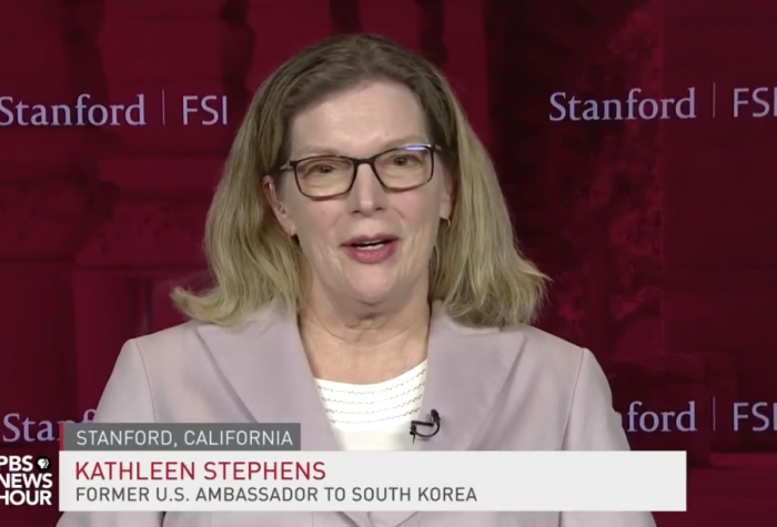 Former Ambassador Stephens discusses talks between North and South Korea on PBS News Hour