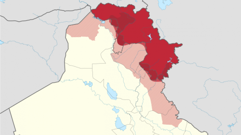 Iraqi Kurdistan disputed borders