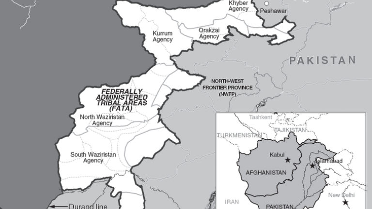 758px map of fata in pakistan