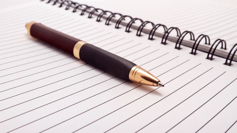 Notebook with pen Notebook with pen