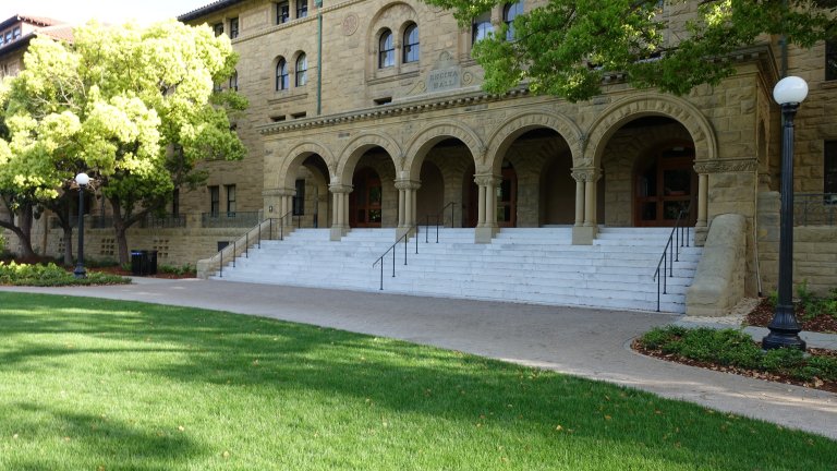 side view encina hall